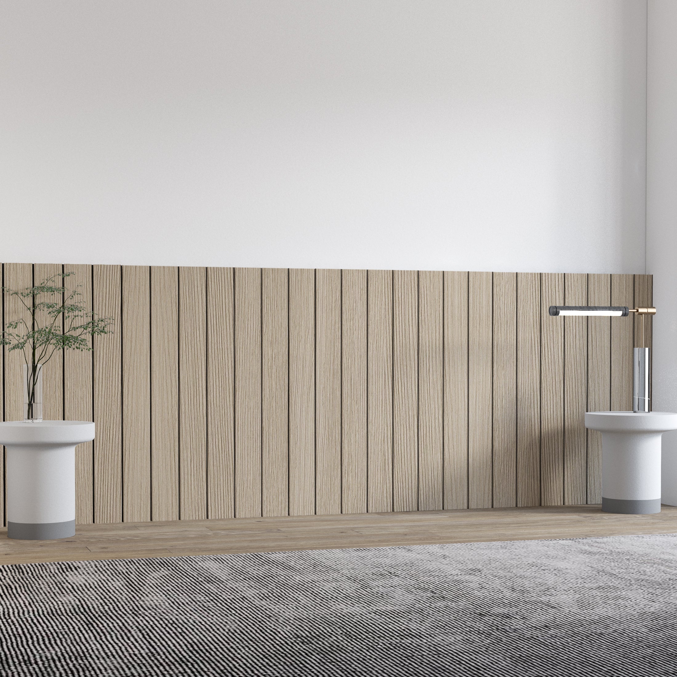 Light Wood Headboard Bars